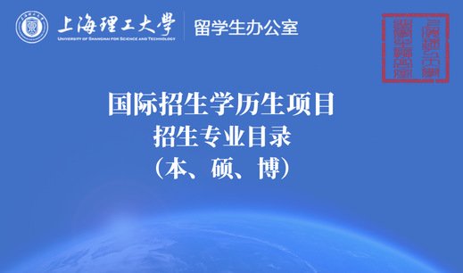 上海市政府奖学金（SGS）/自费生项目